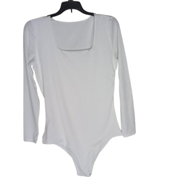 Iyasen Tops - Iyasen Women's Long Sleeve Square Neck Bodysuit Size XL